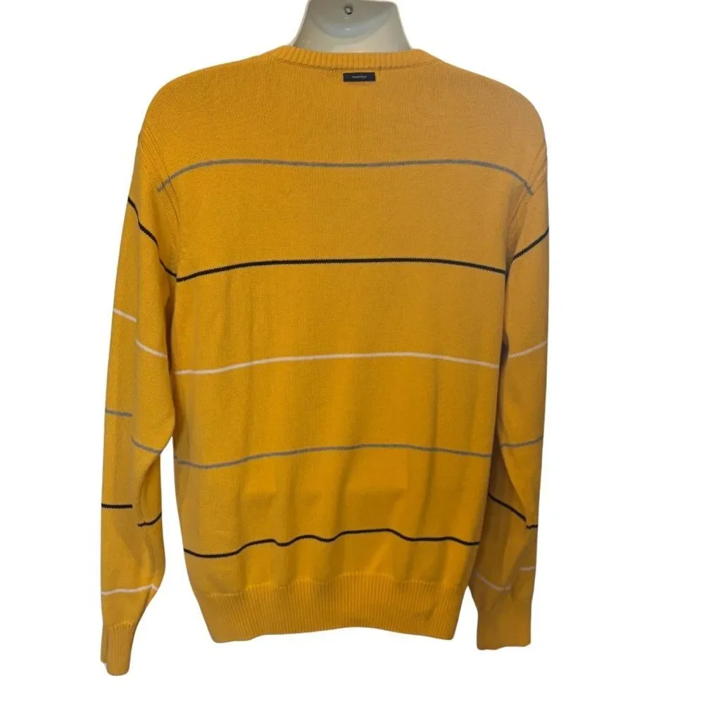 Nautica Men's Crewneck Sweater Size XL. Yellow